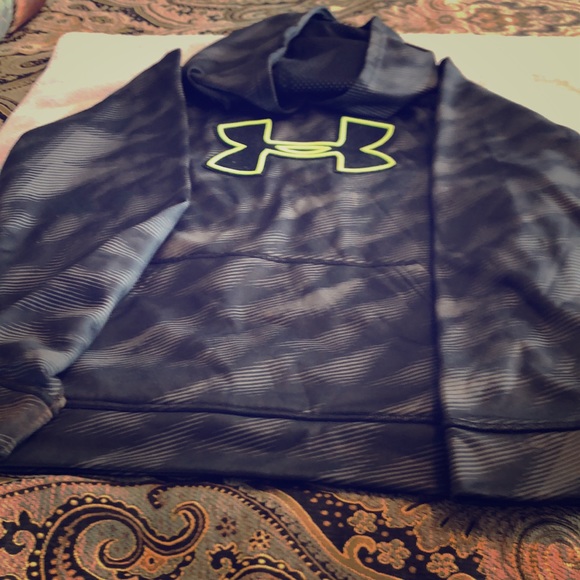 Boys Under Armour Long Sleeve Hoodie Sweatshirt - Picture 1 of 5